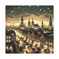 Midnight Urban Splendor - Canvas