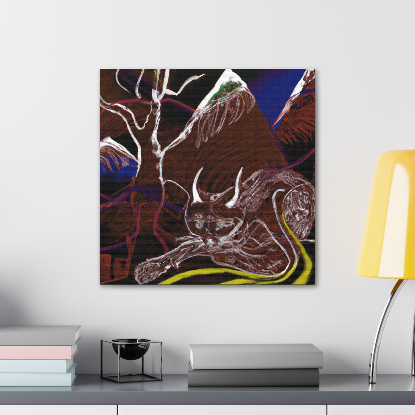 "Bobcat in a Dreamland" - Canvas