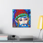 "Elf with a Flying Hat" - Canvas