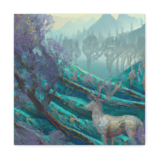 Deer in the Glade - Canvas