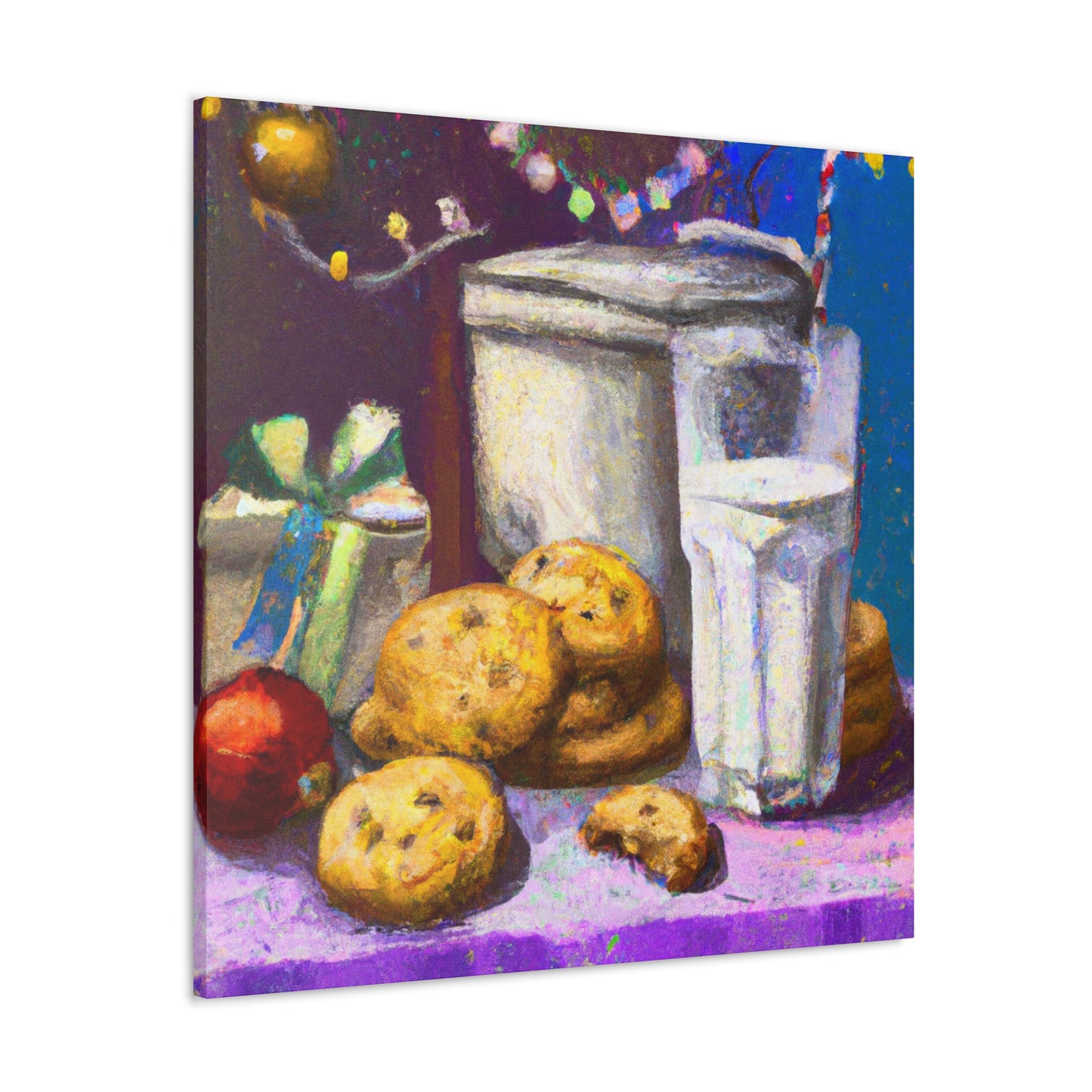 Milk and Cookies Feast - Canvas