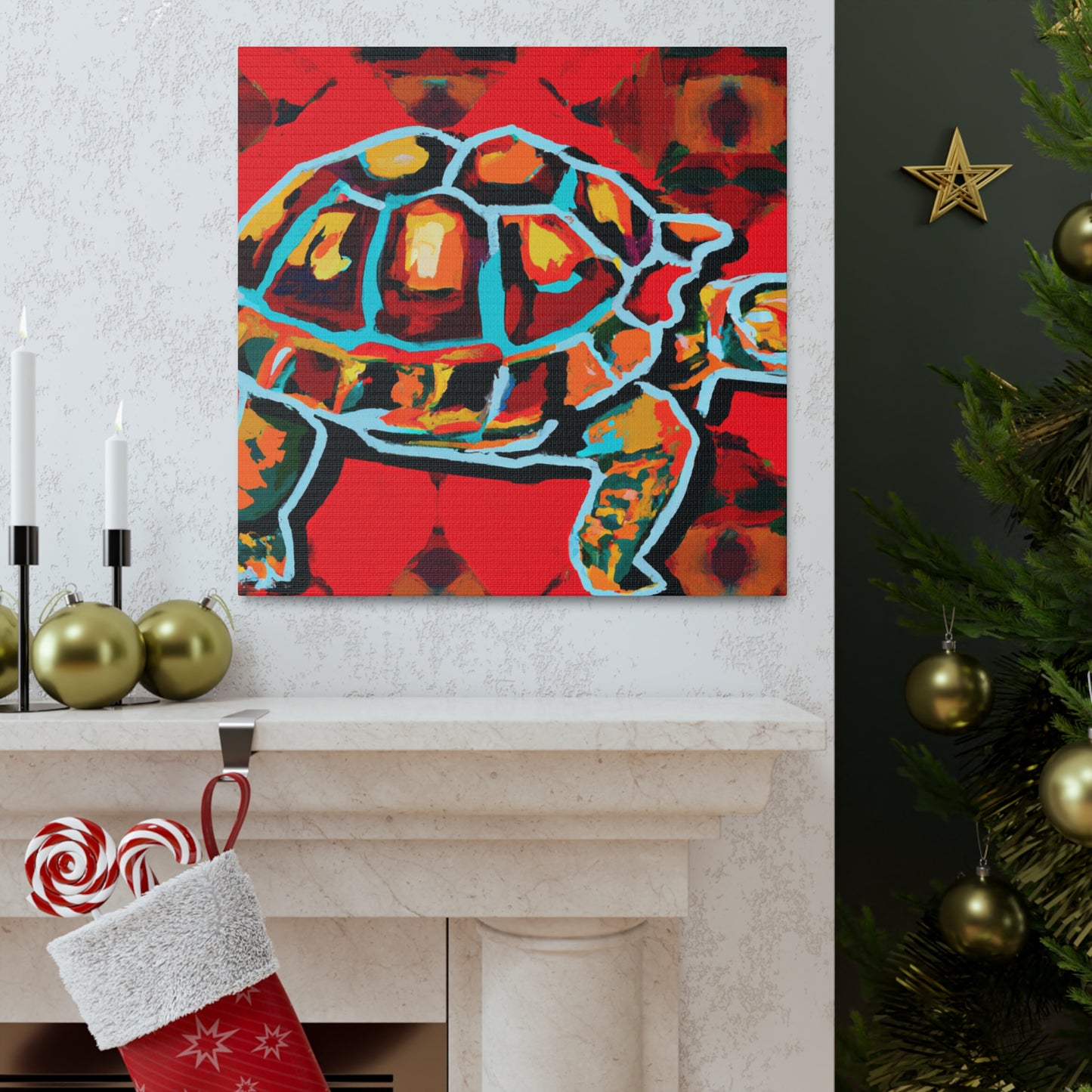 Russian Tortoise Splendor - Canvas