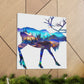 Elk in Art Deco - Canvas