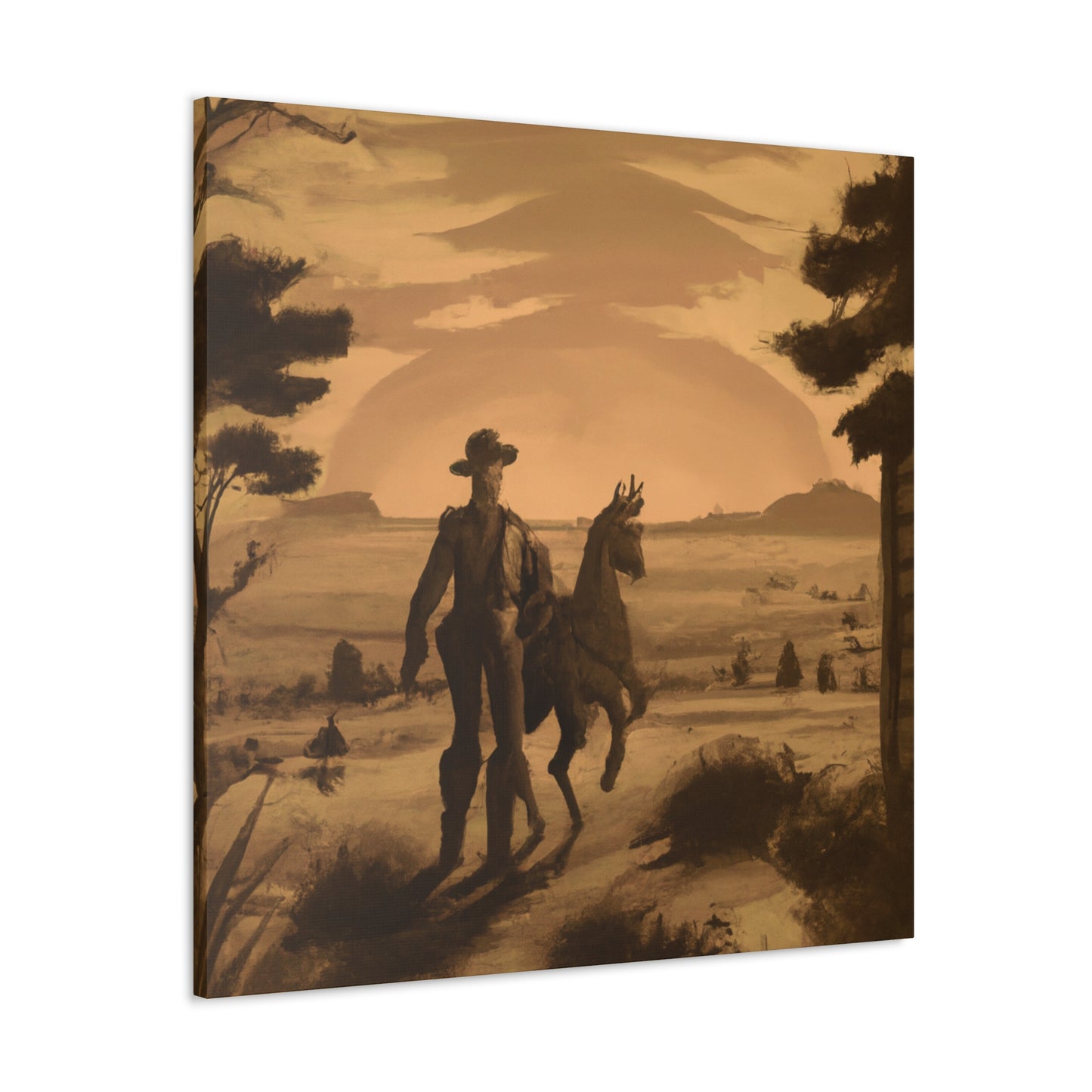 Western Landscape Jewel - Canvas