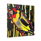 "American Goldfinch Flight" - Canvas