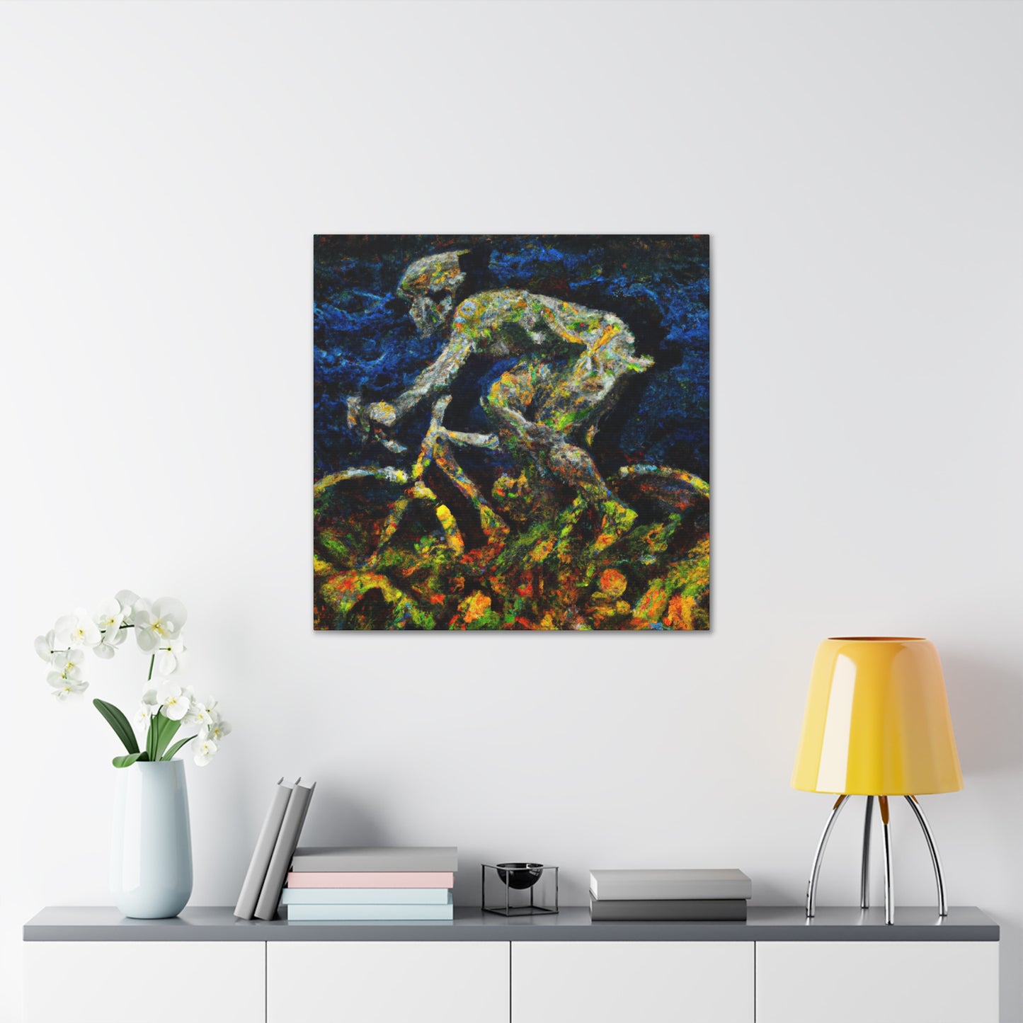 Bicycling Through Impressionism - Canvas