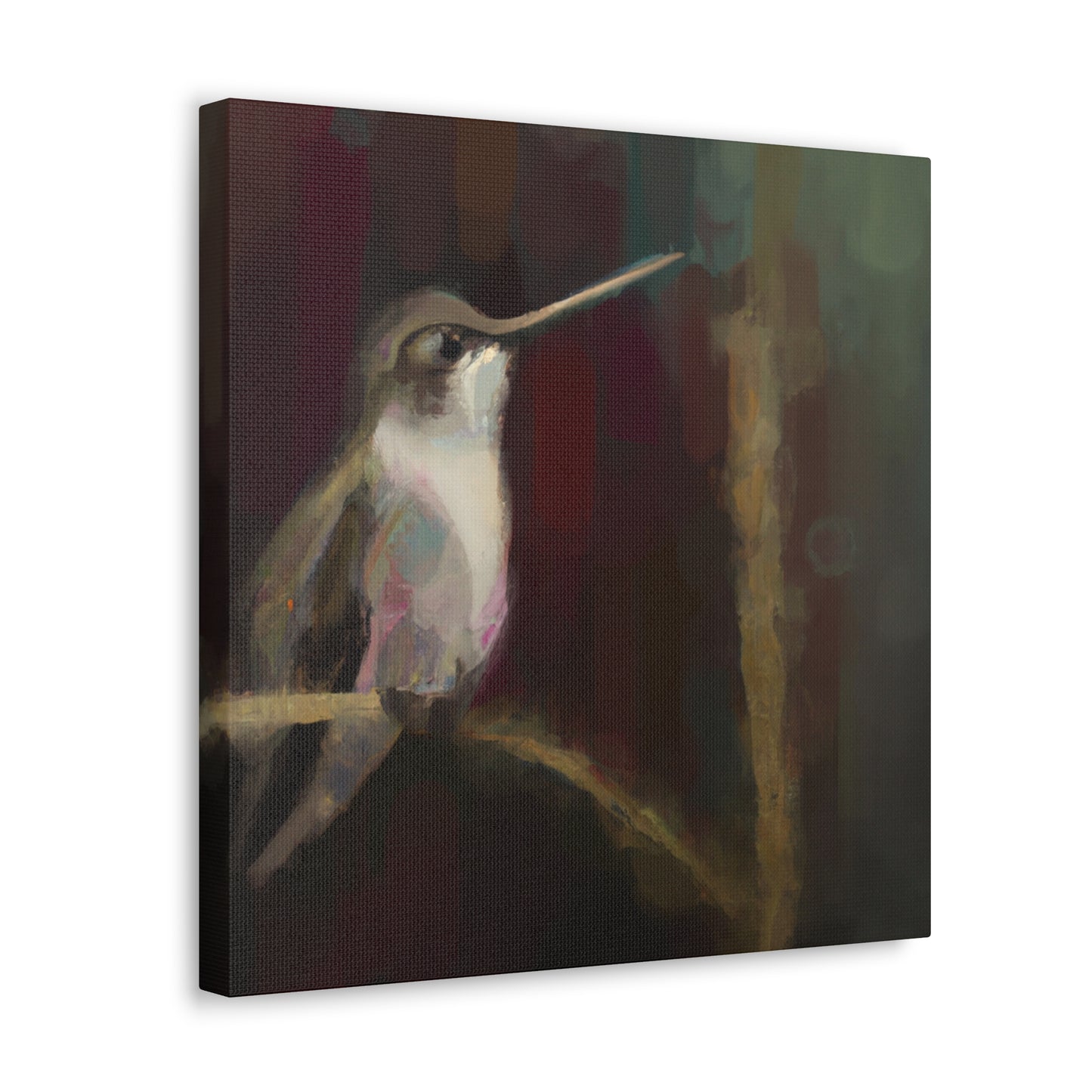 "Hummingbird in Expressionism". - Canvas