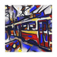 Tram in Abstraction - Canvas