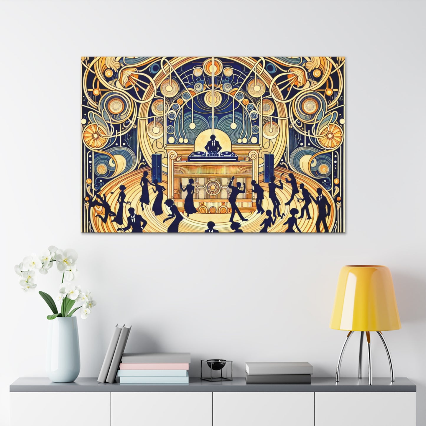 Ethereal Victorian Revelry - Canvas