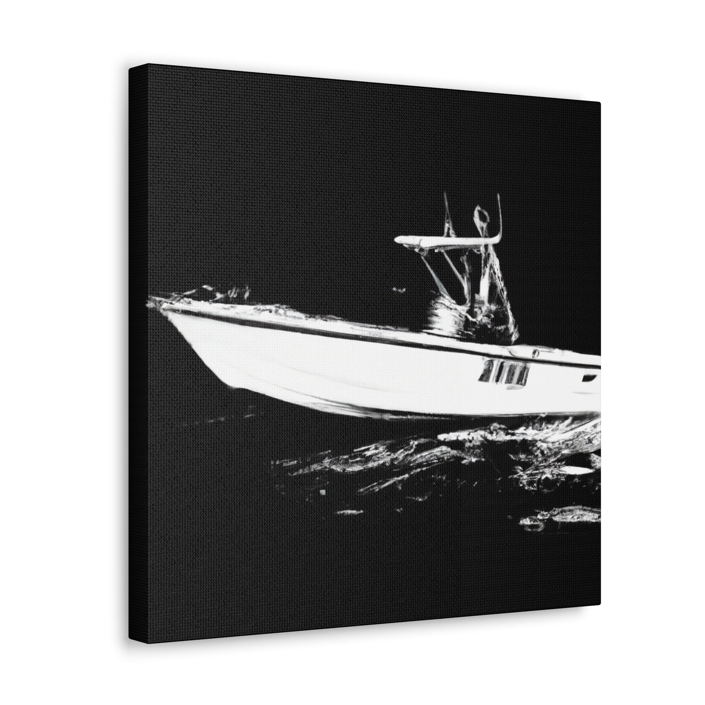 "Bass Fishing Glisten" - Canvas