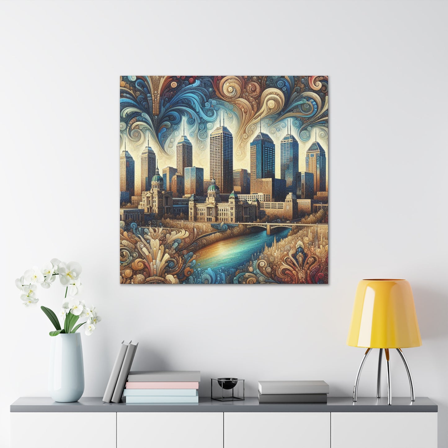 "Indy's Urban Symphony" - Canvas