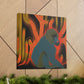 "Baboon In Art Deco" - Canvas