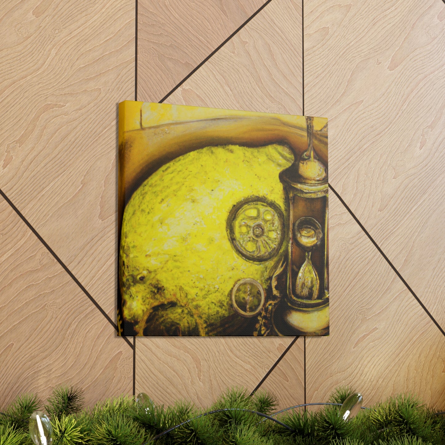 Lemon in Steampunk Land - Canvas