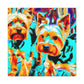 "Yorkshire Terrier Delight" - Canvas