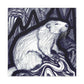 Marmot in Art Nouveau - Canvas