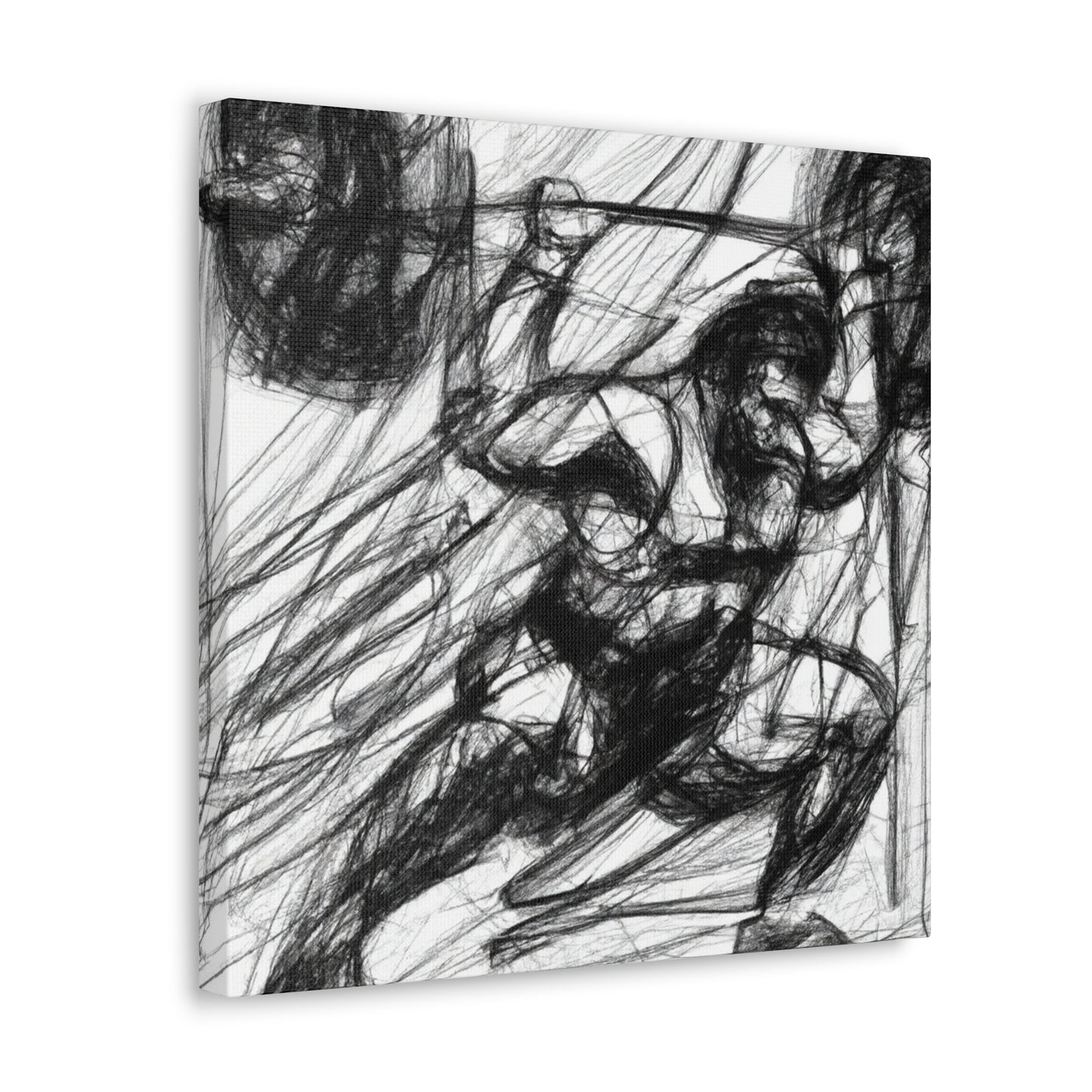 Lifting With Graceful Power - Canvas