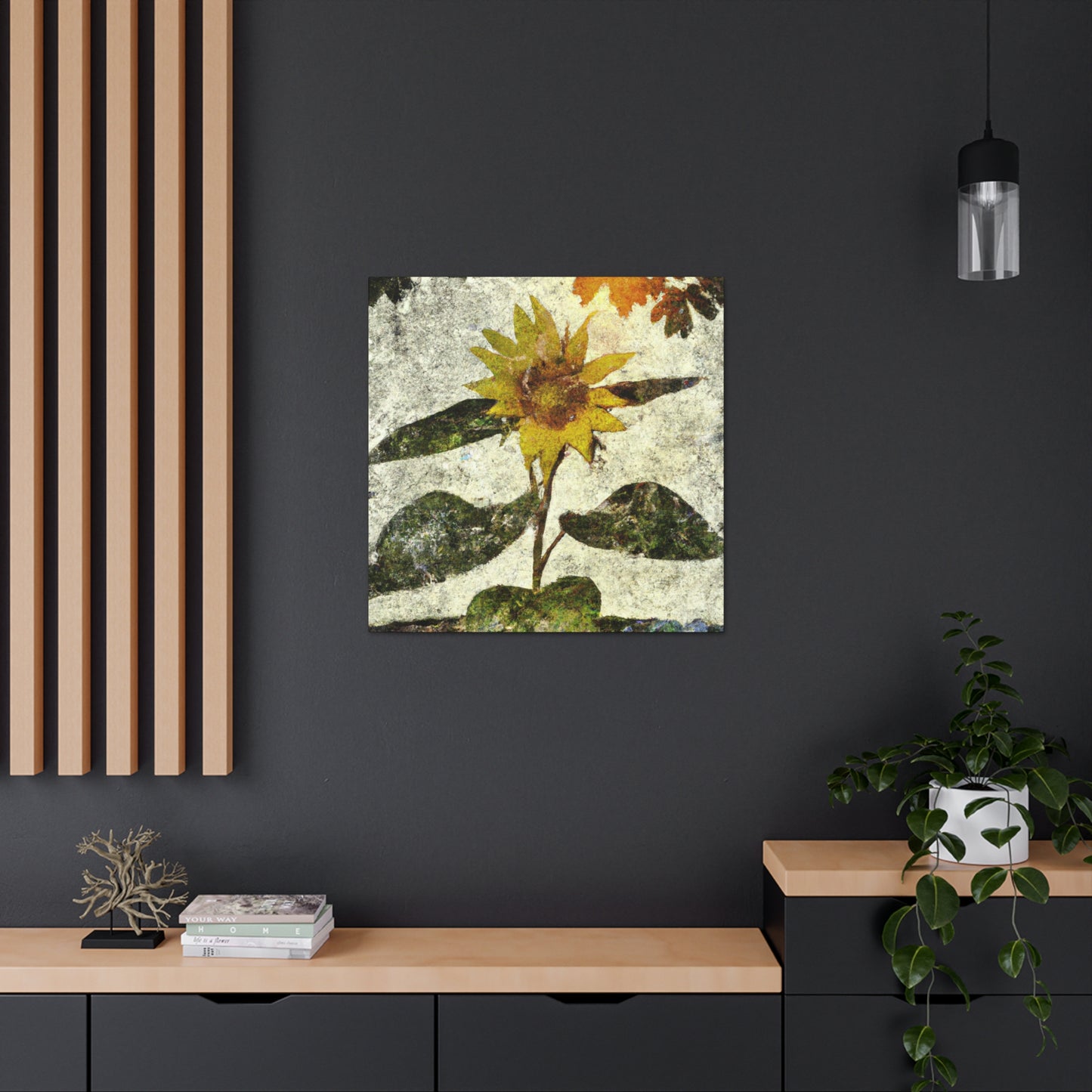 "Sunflower's Brilliant Radiance" - Canvas