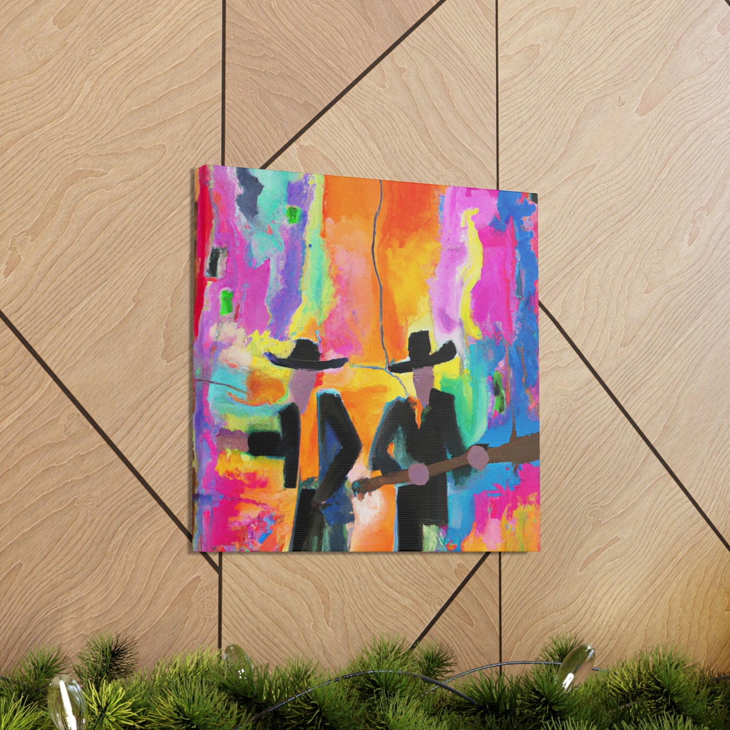 "Picket Line Protestors" - Canvas