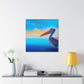 Pelican in the Skies - Canvas