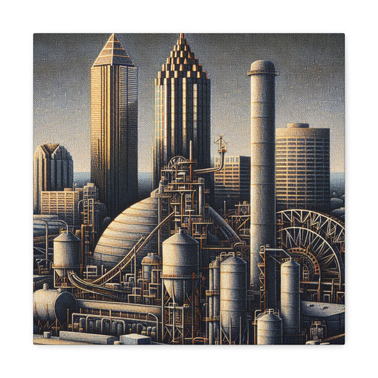 "Scintillating Atlanta Mosaic" - Canvas