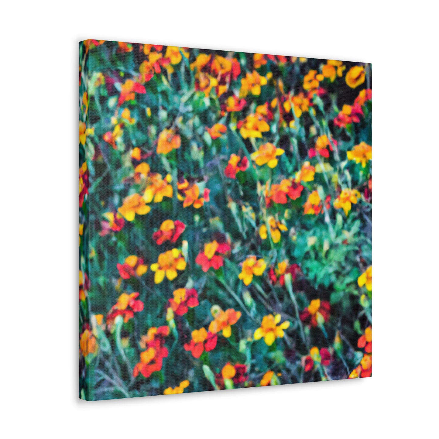 "Glorious Marigold Bloom" - Canvas