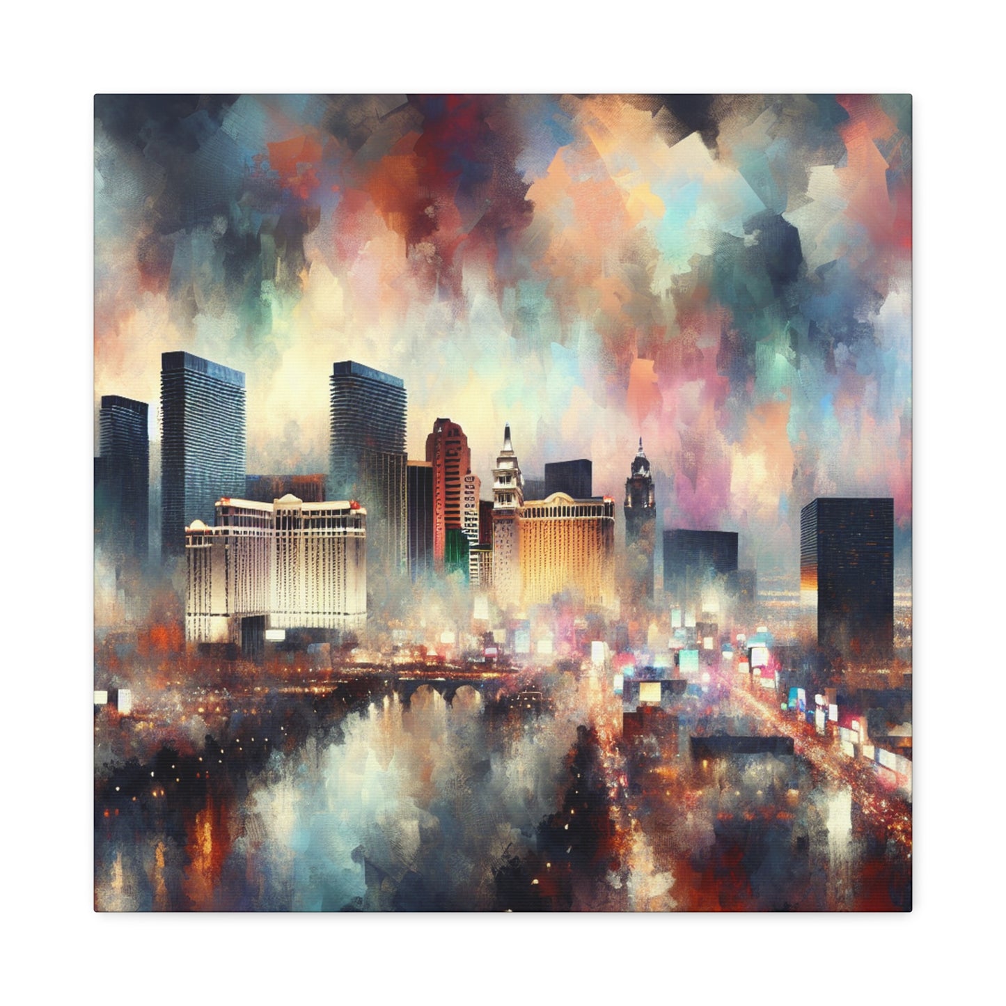 Vegas Mirage Hues - Canvas