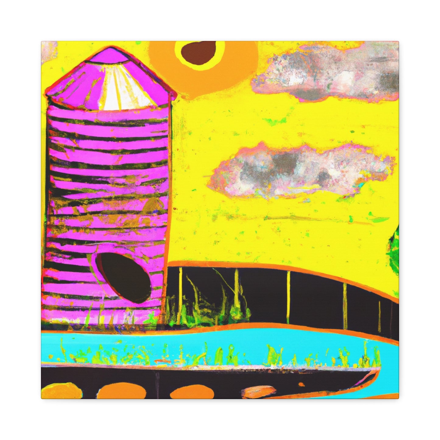 Silo of Colorful Dreams - Canvas