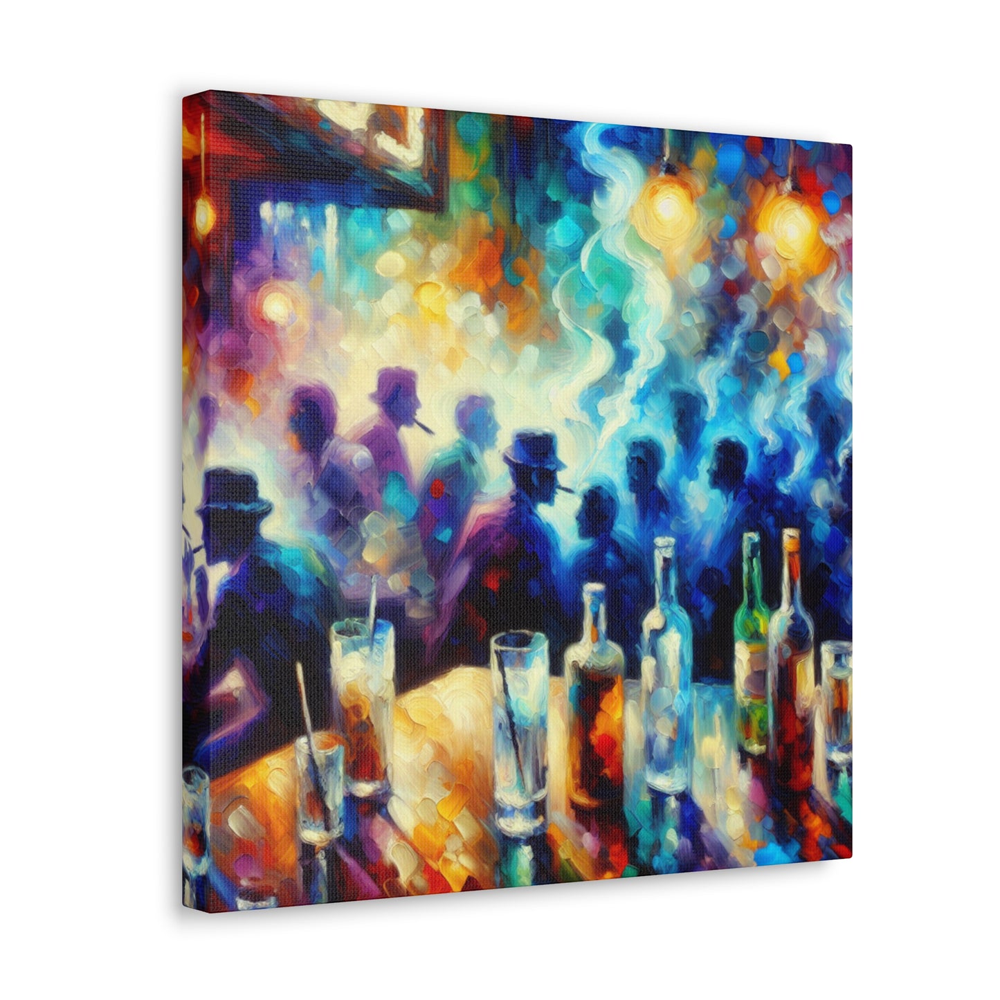 Fiery Jazz Den - Canvas