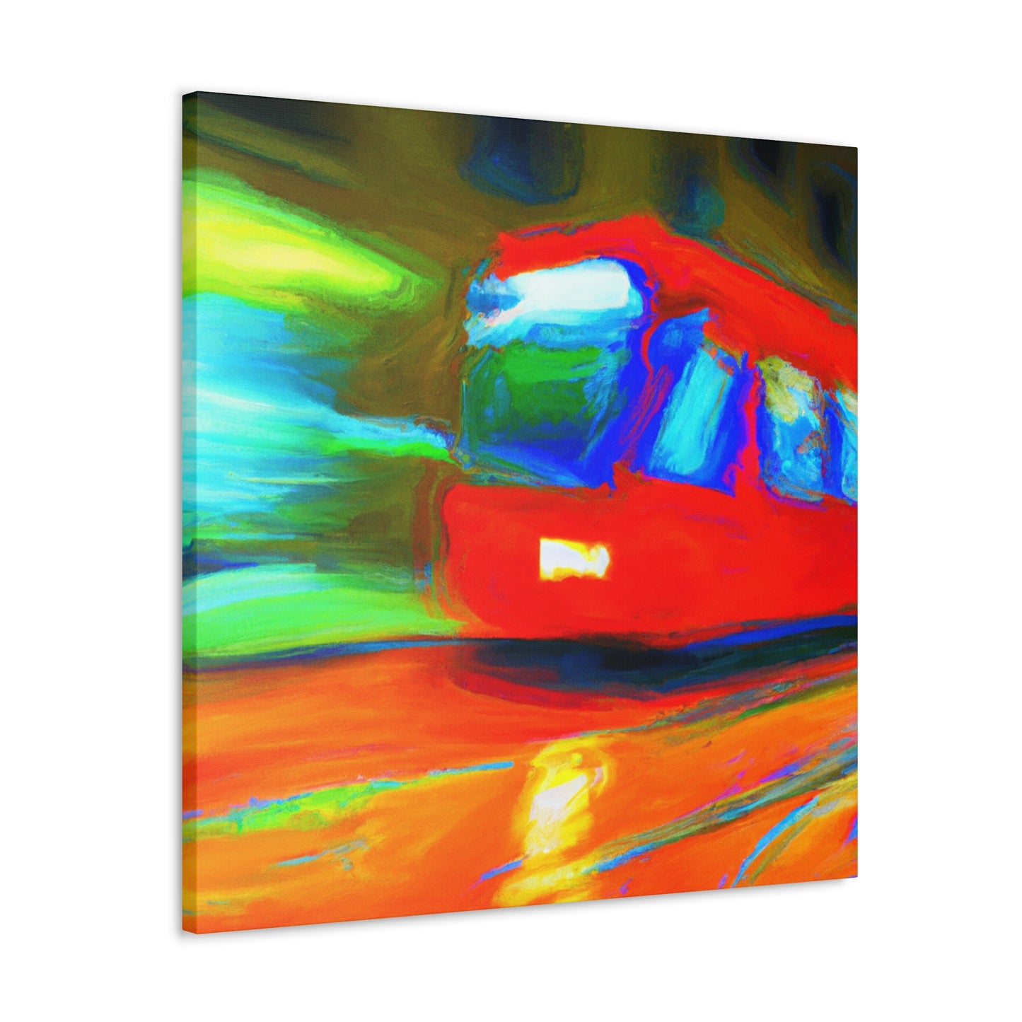 Tram in the City - Canvas