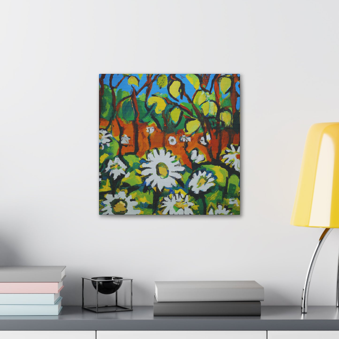 Daisy in the Meadow - Canvas