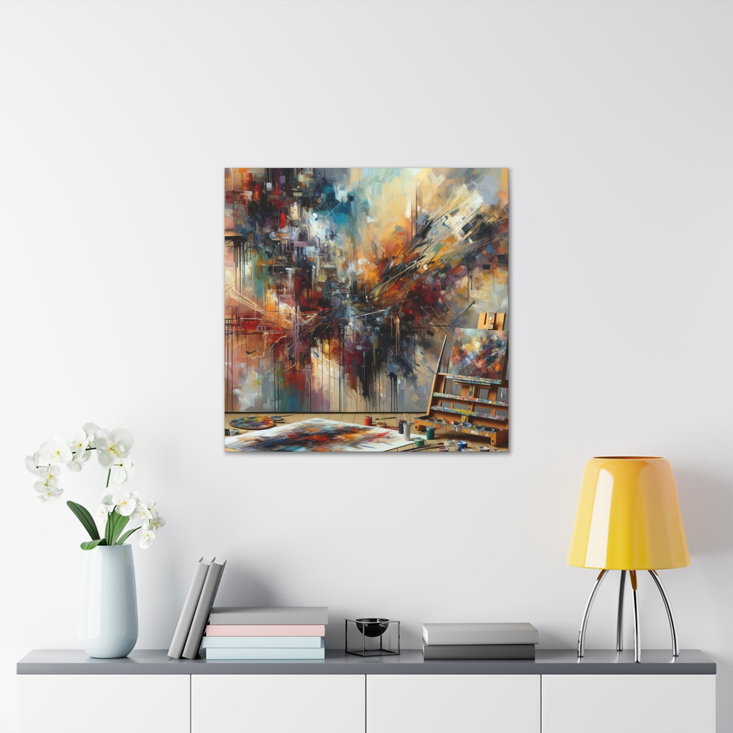 Chaos Unleashed Vivaciously - Canvas