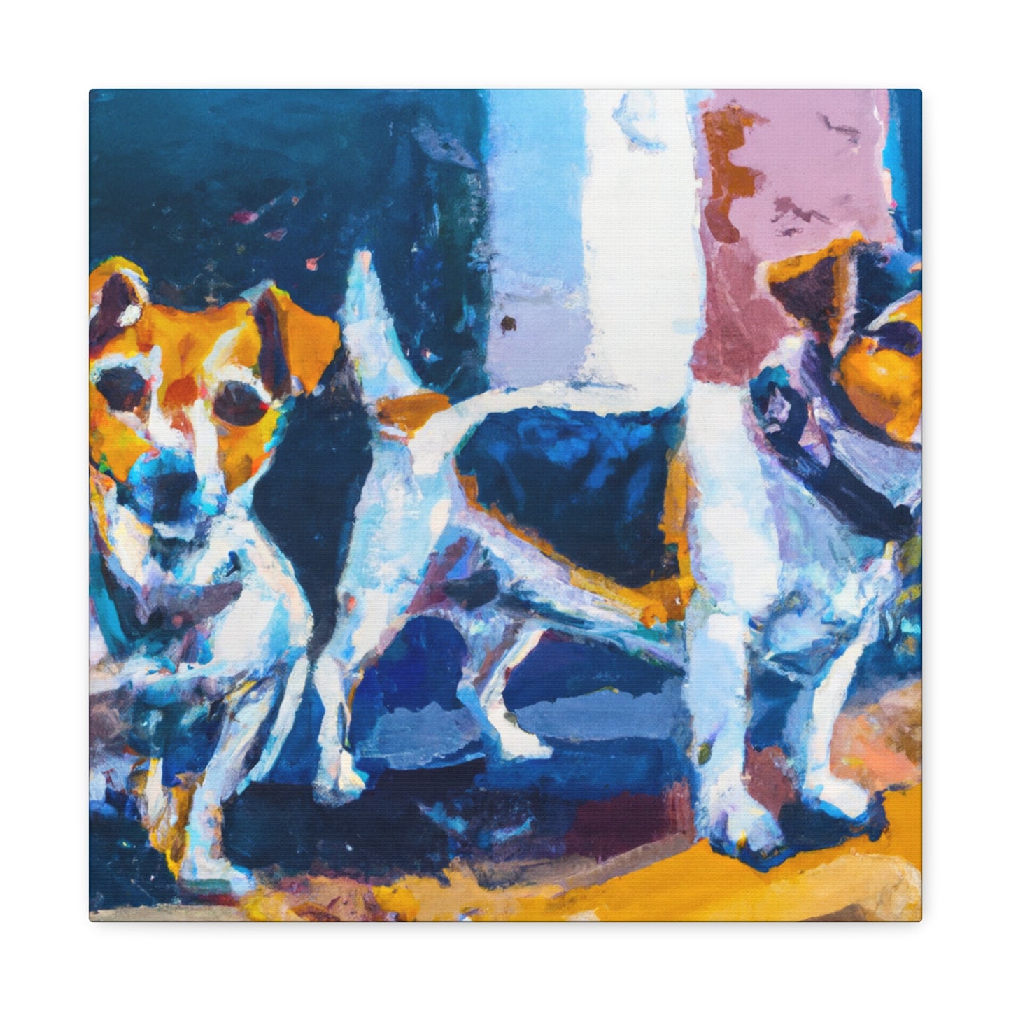 Jack Russell Masterpiece - Canvas