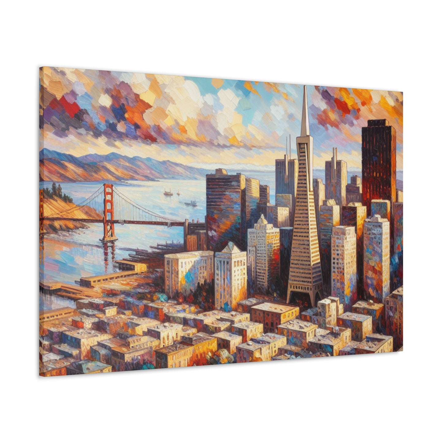 "Vibrant San Francisco Harmony" - Canvas