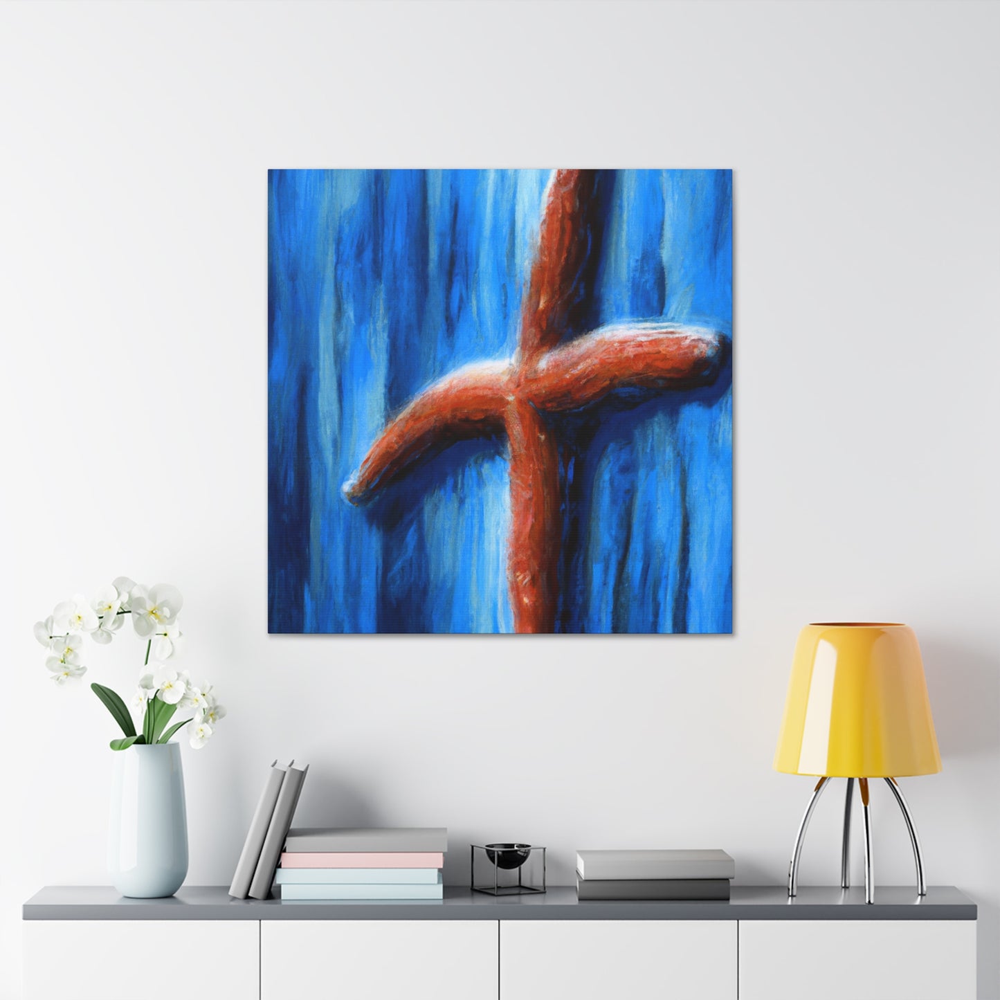 Starfish in the Night - Canvas