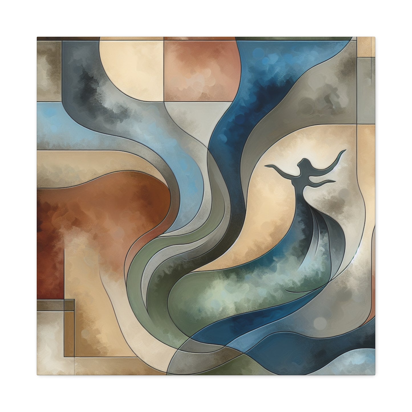 Graceful Flourish of Movement - Canvas