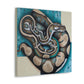 "Python in Deco Splendor" - Canvas