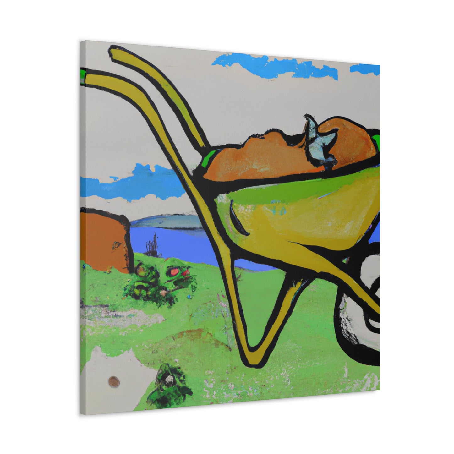 Wheelbarrow of Progress - Canvas