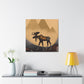 Moose on the Move - Canvas