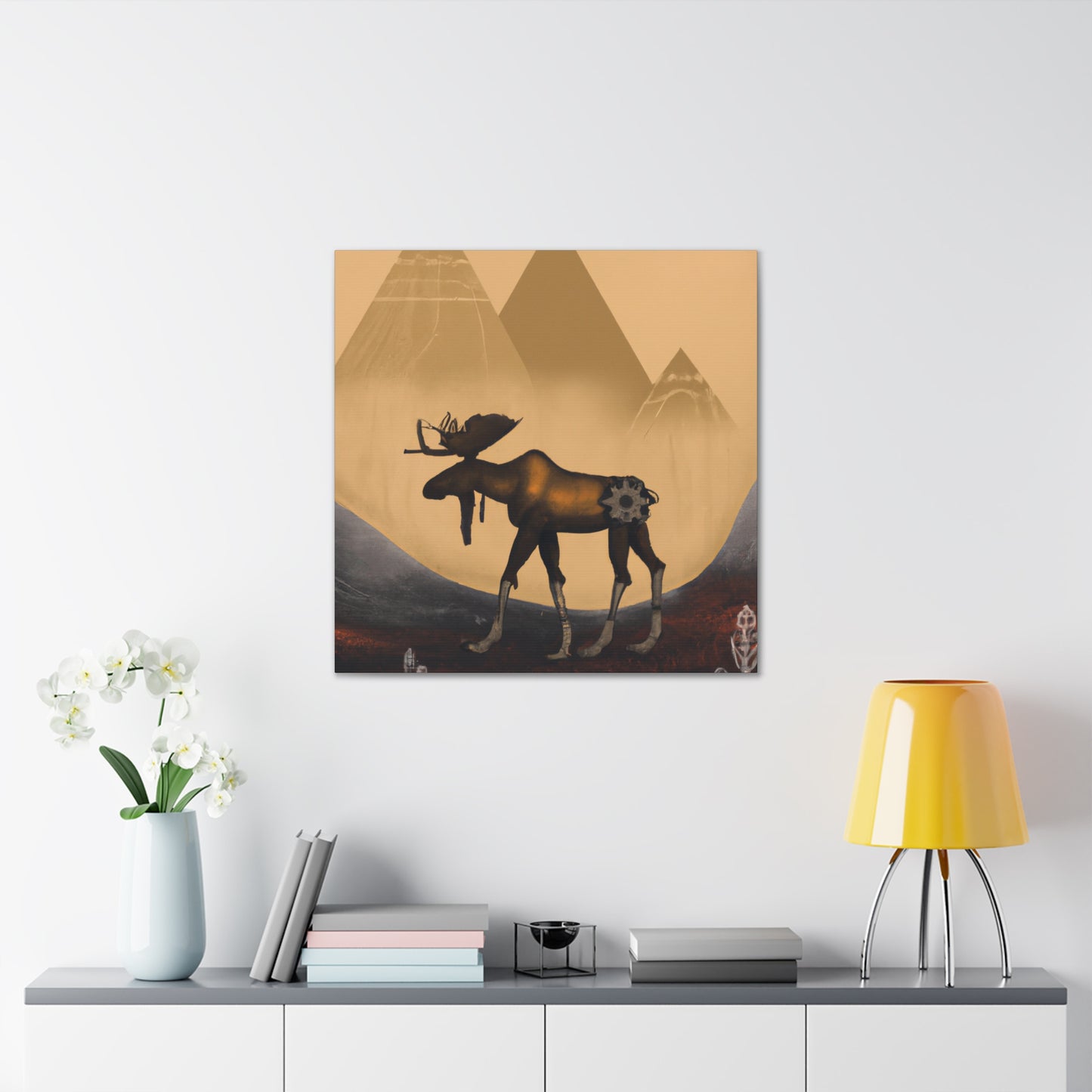 Moose on the Move - Canvas