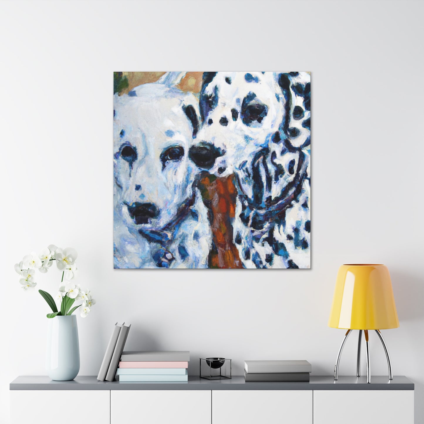 Dalmatian at Dusk - Canvas