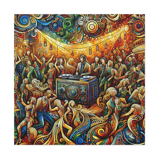 Rhythmic Revelry and Tunes - Canvas