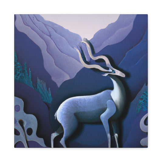 "Chamois in the Forest" - Canvas