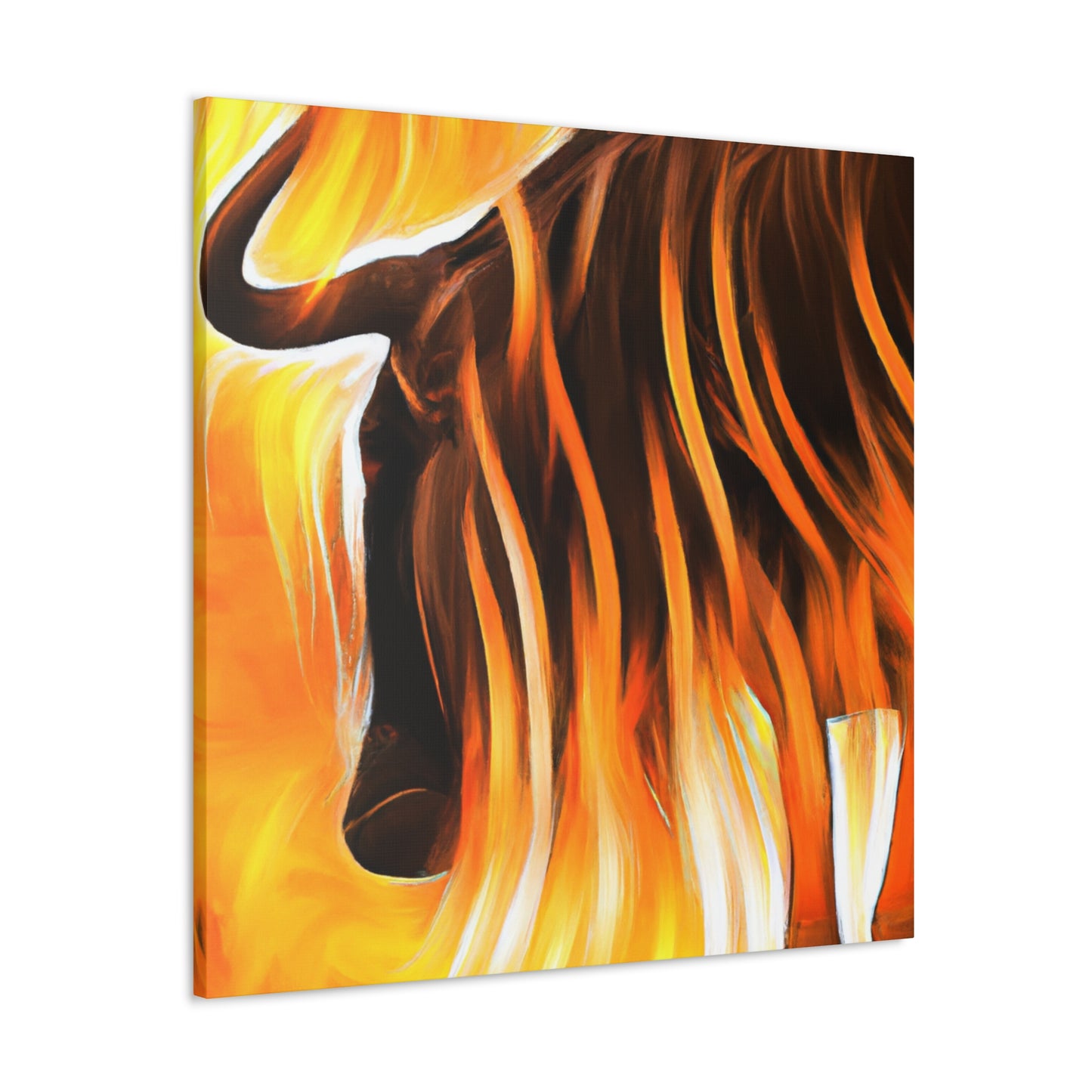 Wildebeest in Nature - Canvas