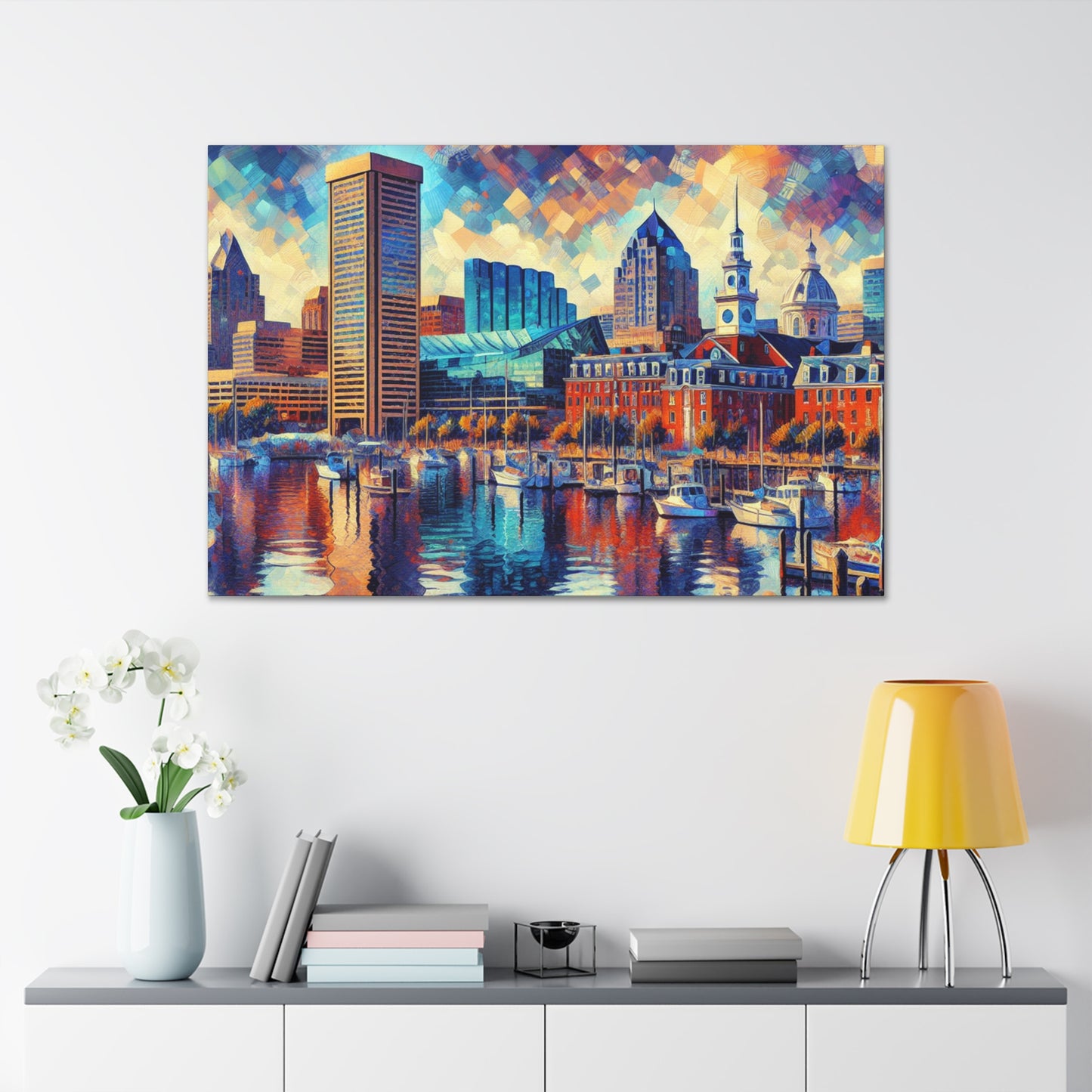 Urban Harmony Unveiled - Canvas