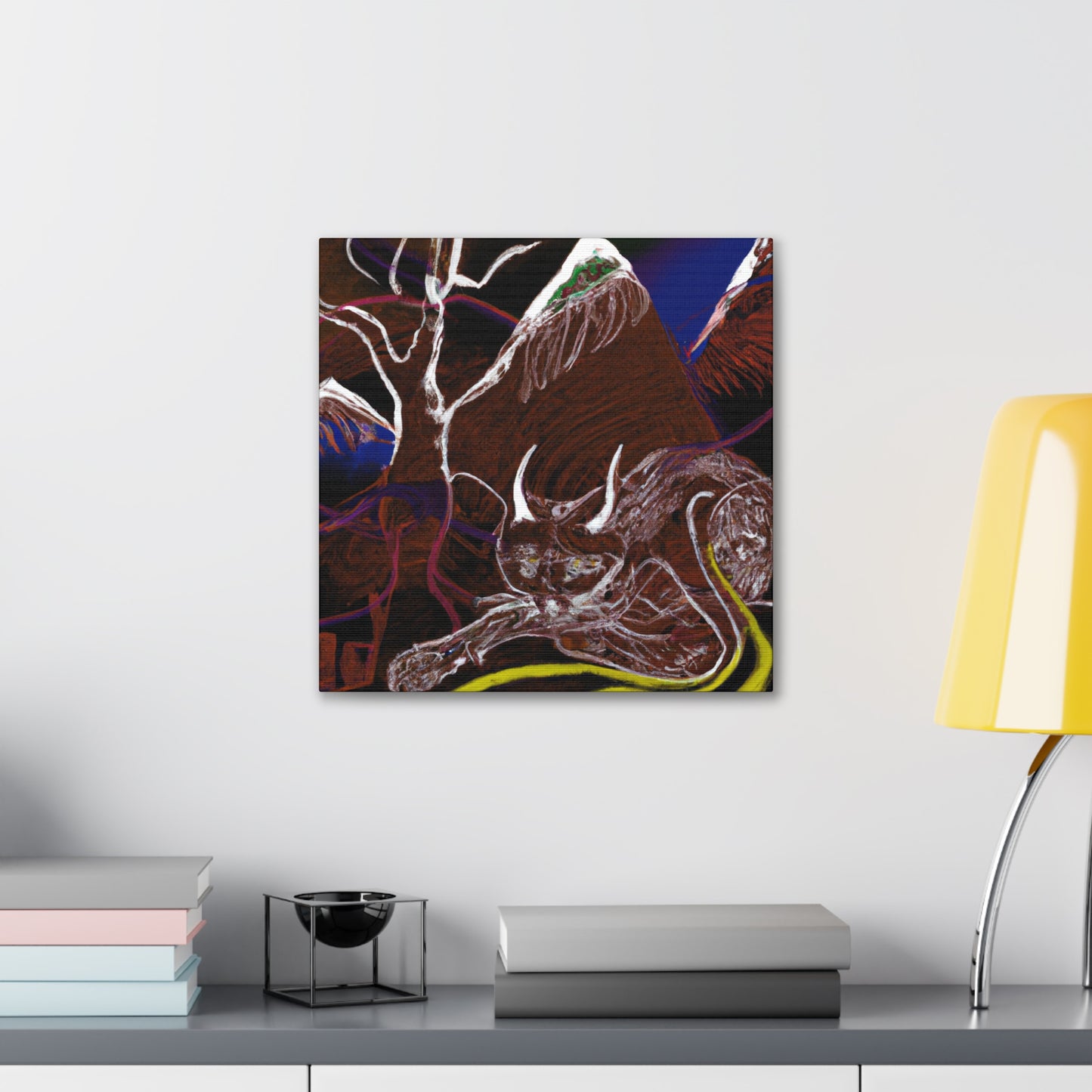 "Bobcat in a Dreamland" - Canvas