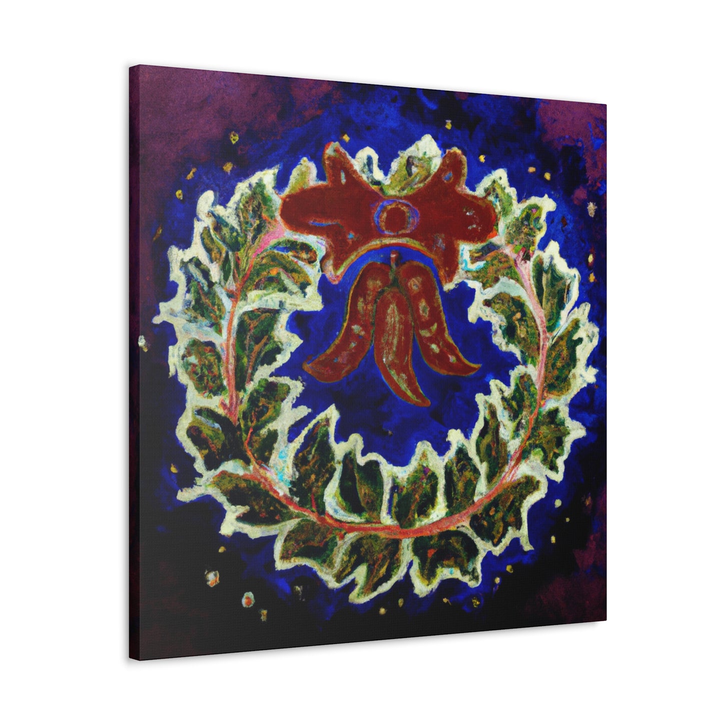 "Wreath of Abundance" - Canvas