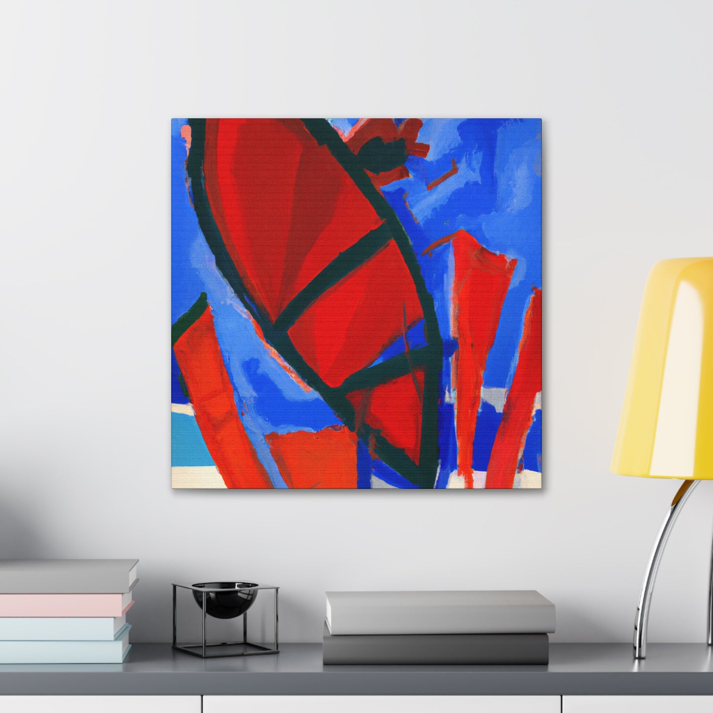 Parasailing Through Art - Canvas