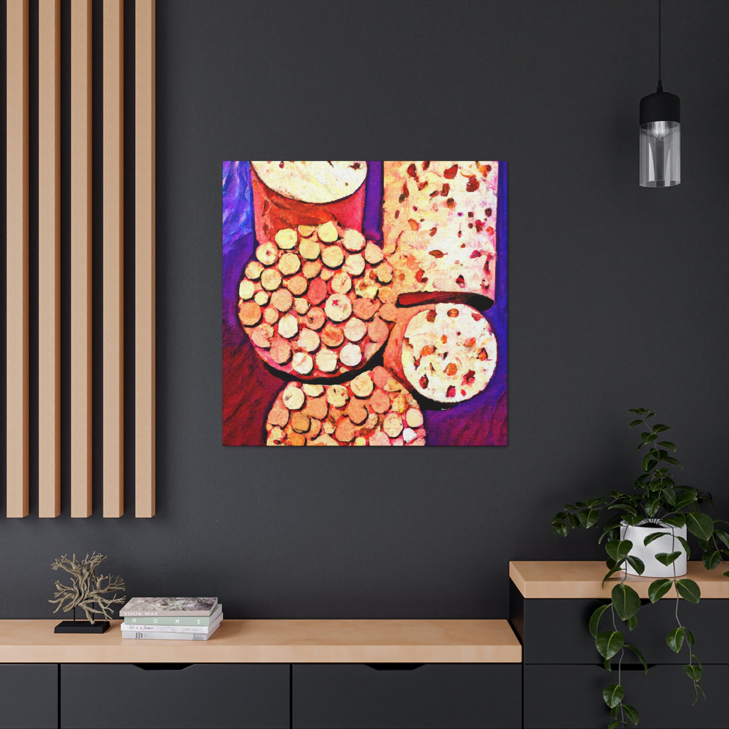 Corks and Celebration. - Canvas