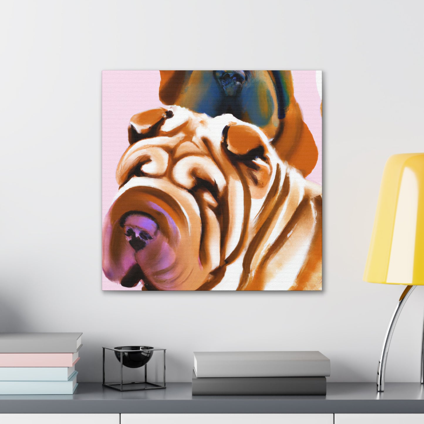 "Shar Pei Expressionism" - Canvas