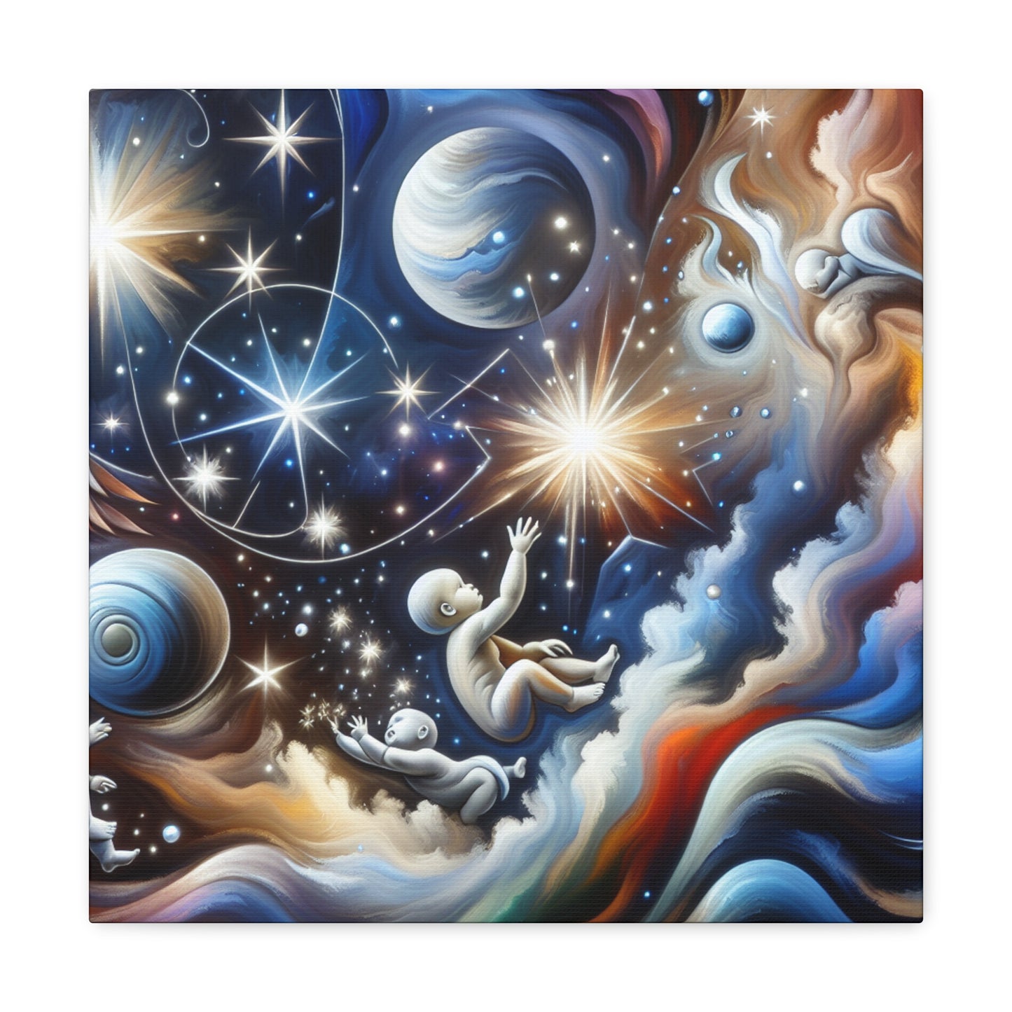 Starry Cosmos Ascension - Canvas